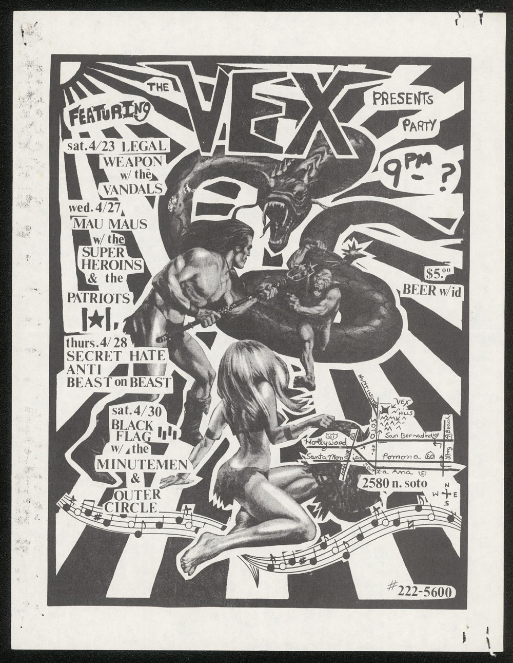 VEX calendar ~ April 1983