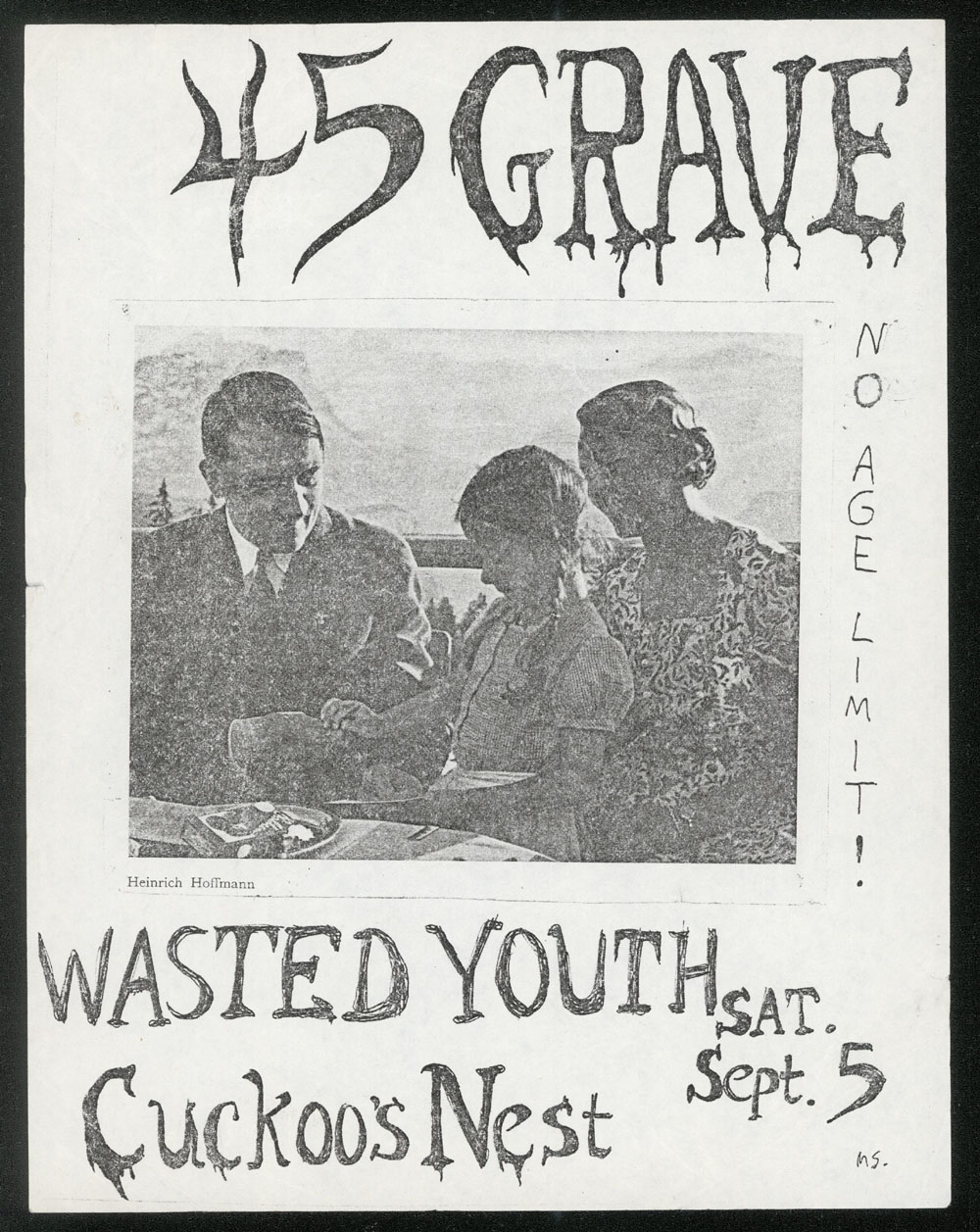 45 GRAVE w/ Wasted Youth at Cuckoo's Nest