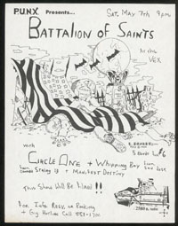 BATTALION OF SAINTS w/ Circle One, Whipping Boy, Stalag 13, Manifest Destiny at The Vex