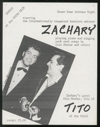 ZACHARY w/ Tito Larriva at China Club