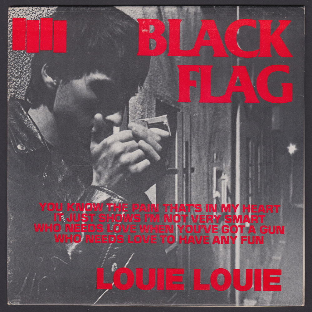 BLACK FLAG ~ Louie Louie 7in. (Posh Boy 1981)