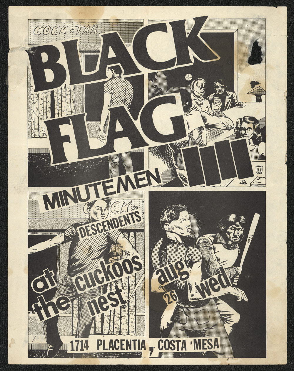 1981 ~ BLACK FLAG at Cuckoo's Nest (LA)