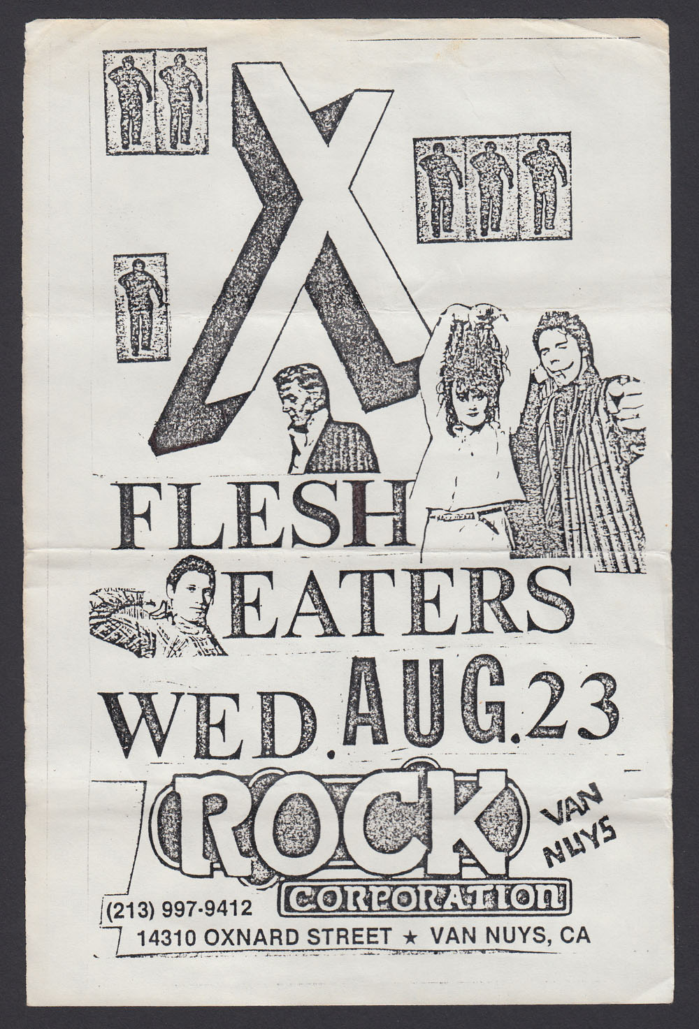 X w/ Flesh Eaters at Rock Corporation
