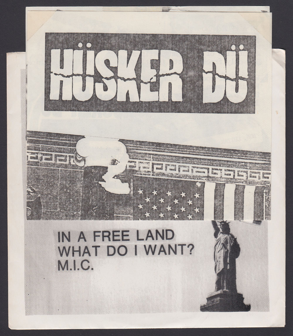 HUSKER DU ~ In A Free Land EP (New Alliance 1982)