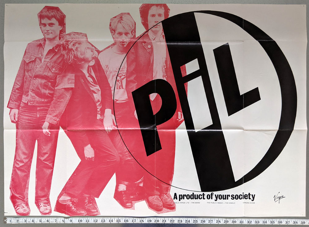 PiL ~ Public Image 7in. PROMO POSTER