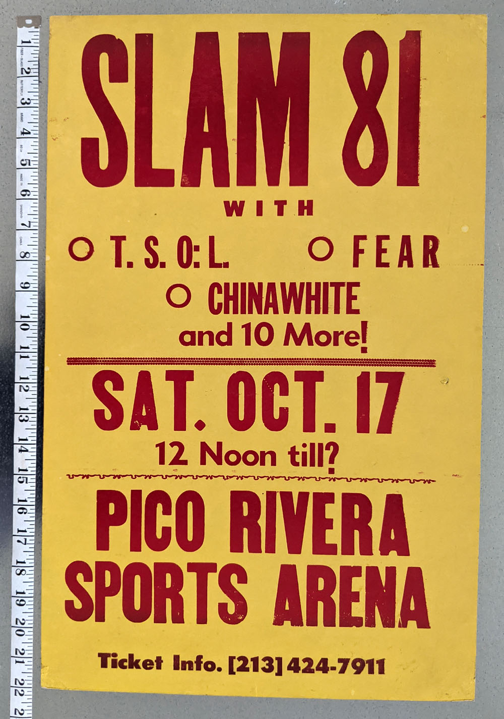 SLAM 81 boxing style POSTER