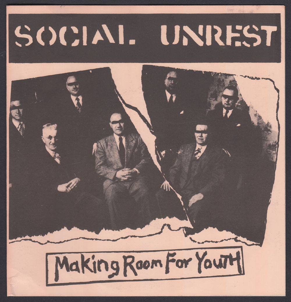 SOCIAL UNREST ~ Making Room For Youth EP(Infra Red 1981)