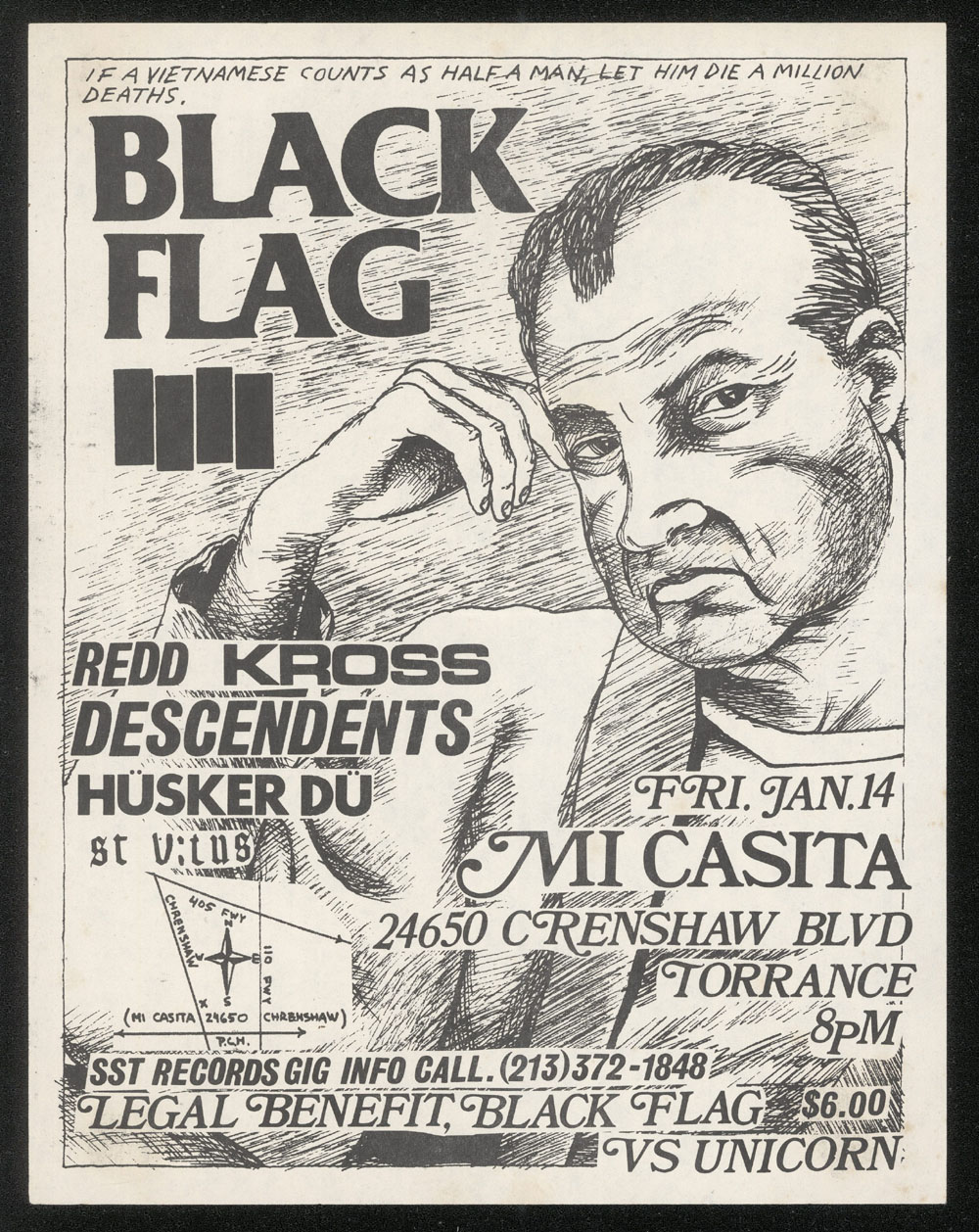 1983 ~ BLACK FLAG at Mi Casita (LA)