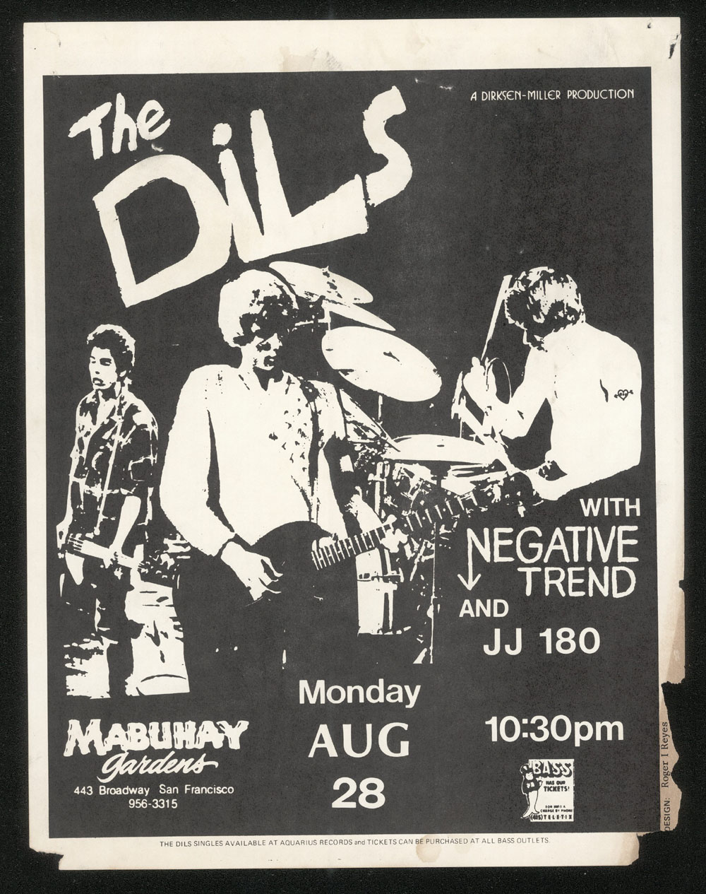 DILS w/ Negative Trend, JJ-180 at Mabuhay Gardens