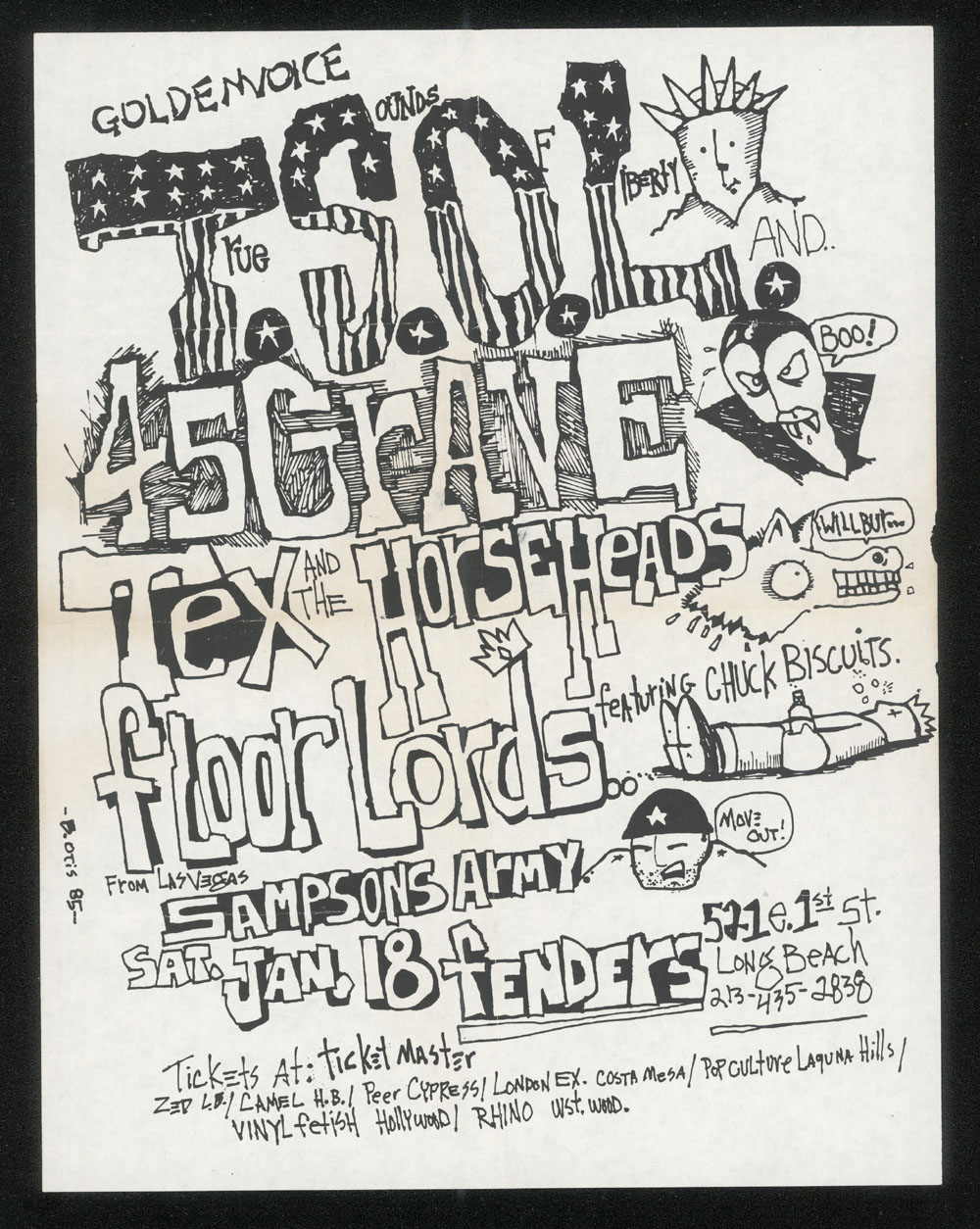 TSOL w/ 45 Grave at Fenders