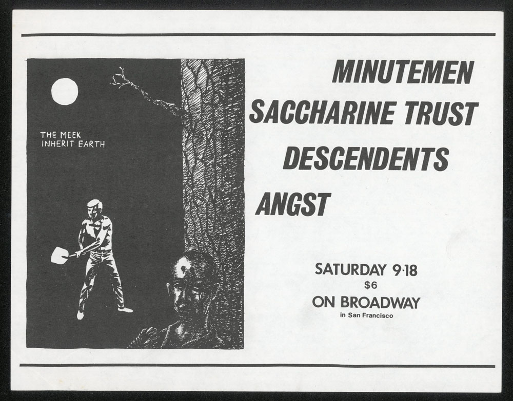 1982 ~ MINUTEMEN at On Broadway (SF)