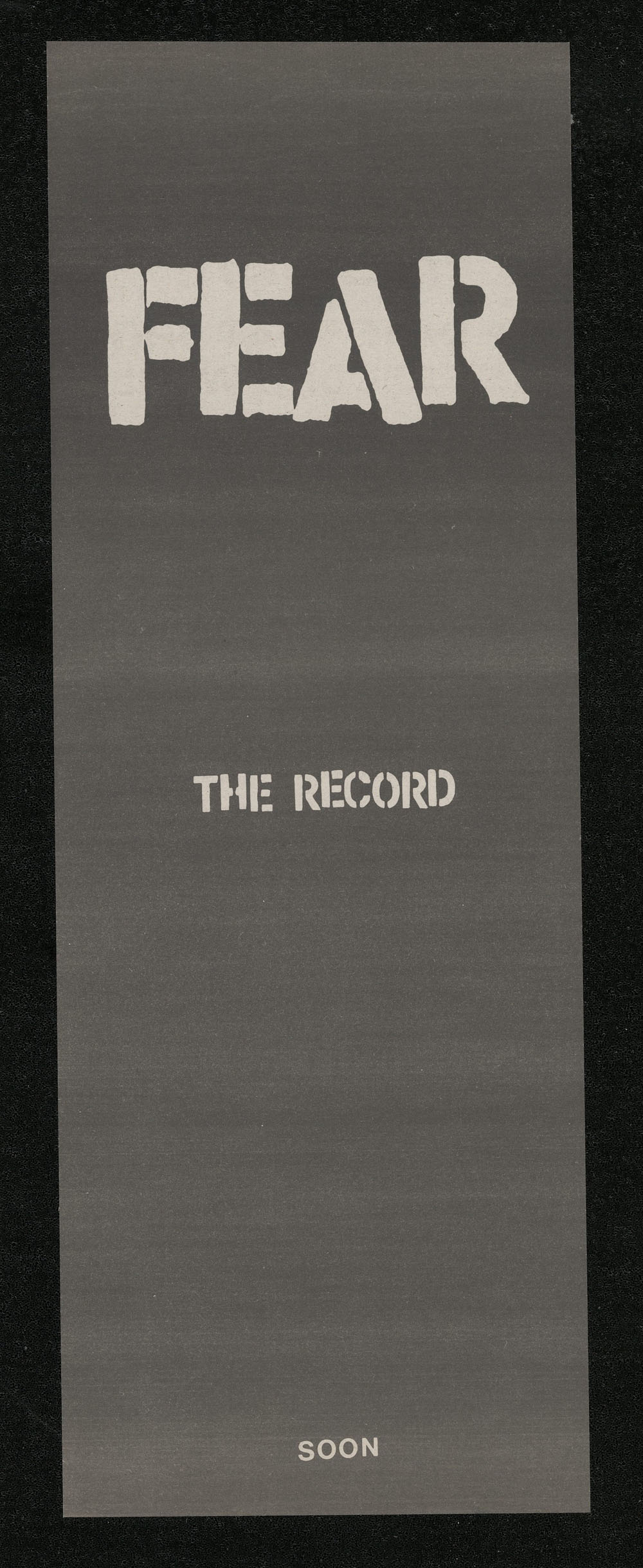 FEAR The Record ad