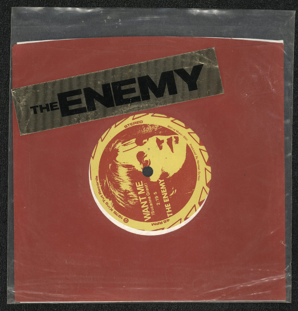 ENEMY ~ I Need An Enemy 7in. (King Tut 1978)