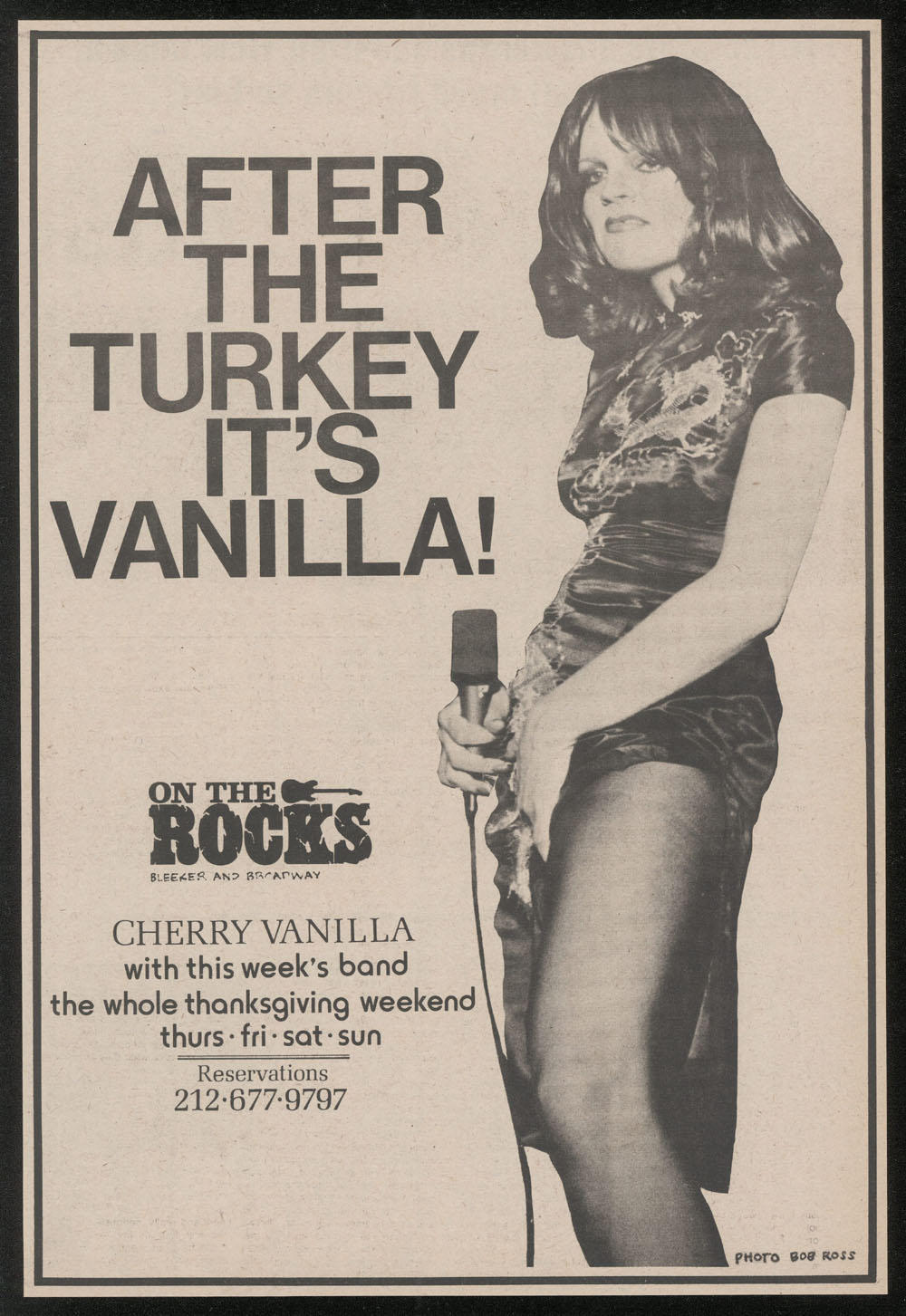 CHERRY VANILLA ad