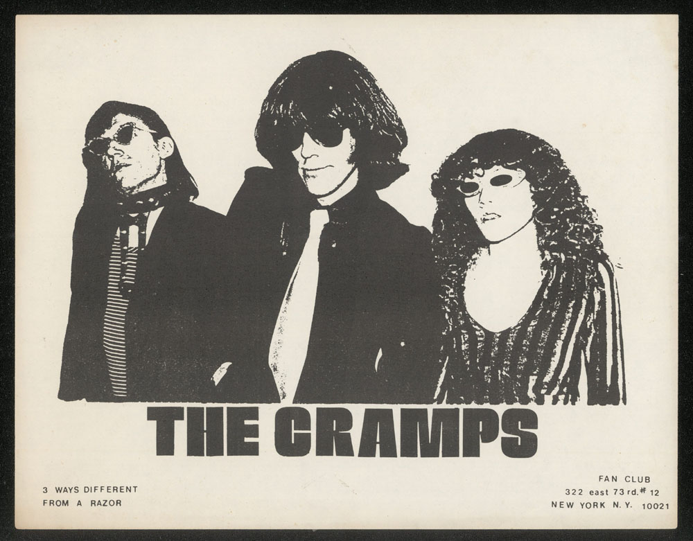 CRAMPS fan club (1976)