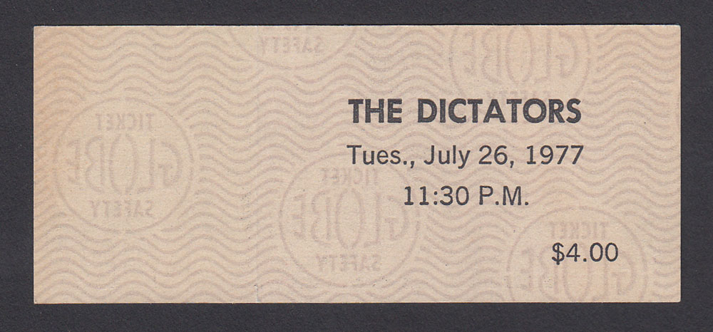 DICTATORS at the Whisky 7.26.77