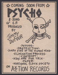 PSYCHO 8-song EP ad