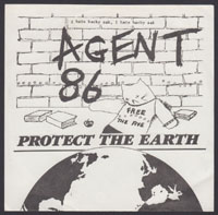 AGENT 86 ~ Protect The Earth EP (Counterpeace 1983)