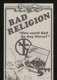 BAD RELIGION How Could Hell Be Any Worse? ad