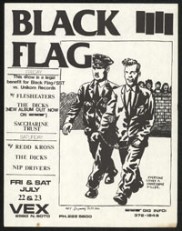 1983 ~ BLACK FLAG atthe Vex (LA)