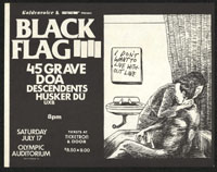 1982 ~ BLACK FLAG at Olympic Auditorium (LA)