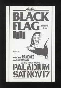 1984 ~ BLACK FLAG atthe Palladium (LA)