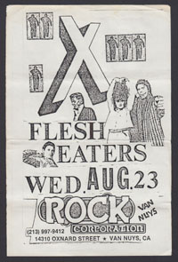X w/ Flesh Eaters at Rock Corporation