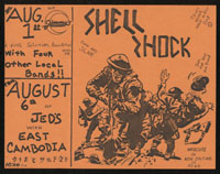 SHELL SHOCK w/ East Cambodia at Jed's + other locals at Jimmy's