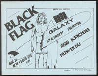 1982 ~ BLACK FLAG atGalaxy (LA)