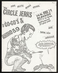 1980 ~ CIRCLE JERKS at Blackies (LA)