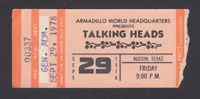 TALKING HEADS at Armadillo World Headquarters 9.29.78