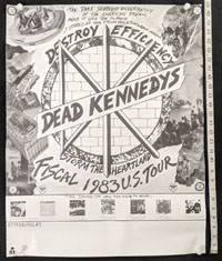 DEAD KENNEDYS1983 tour POSTER