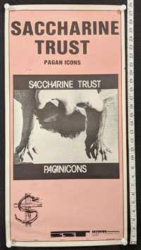 SACCHARINE TRUST Paganicons POSTER