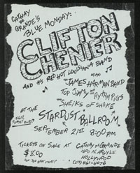 TOP JIMMY & THE RHYTHM PIGS w/ Clifton Chenier, James Harman Band, Sheiks of Shake at Stardust Ballroom