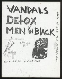 VANDALS w/ Detox, Men In Black at 317 N. Ave 50