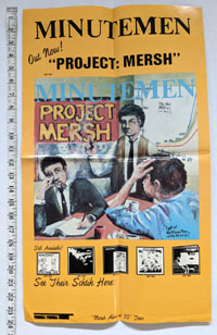 MINUTEMEN Project: Mersh LP promo poster