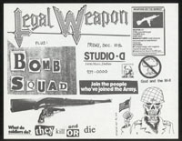 LEGAL WEAPON w/ Bomb Squad at Studio D