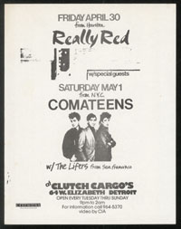 REALLY RED + COMATEENS at Clutch Cargo's