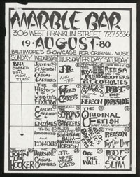 MARBLE BAR calendar 8/80