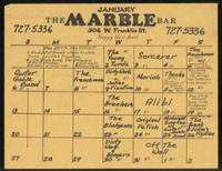MARBLE BAR calendar 1/80