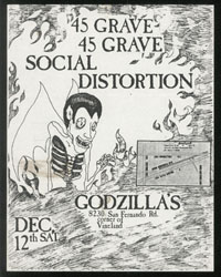 45 GRAVE w/ Social Distortion at Godzilla's