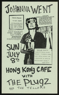 JOHANNA WENT w/ Plugz, Tellers at Hong Kong Cafe