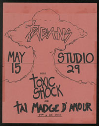 PAGANS w/ Toxic Shock, Tai Madge D'Amour at Studio 29