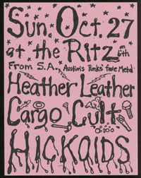 HEATHER LEATHER w/ Cargo Cult, Hickoids at the Ritz