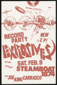 EXPLOSIVES w/ Joe King Carrasco at Steamboat 1874