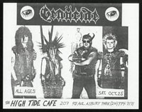 GENOCIDE at High Tide Cafe