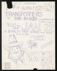 TRANSFORMERS w/ In-Kids, Orphan Girls at Berkley High School HOLDX