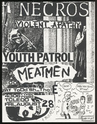 NECROS w/ Violent Apathy, Youth Patrol, Meatmen at Todd's Shithole