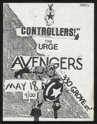 CONTROLLERS w/ The Urge, Avengers at 330 Grove