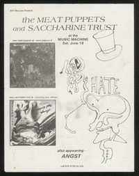 MEAT PUPPETS w/ Saccharine Trust, Angst at Music Machine